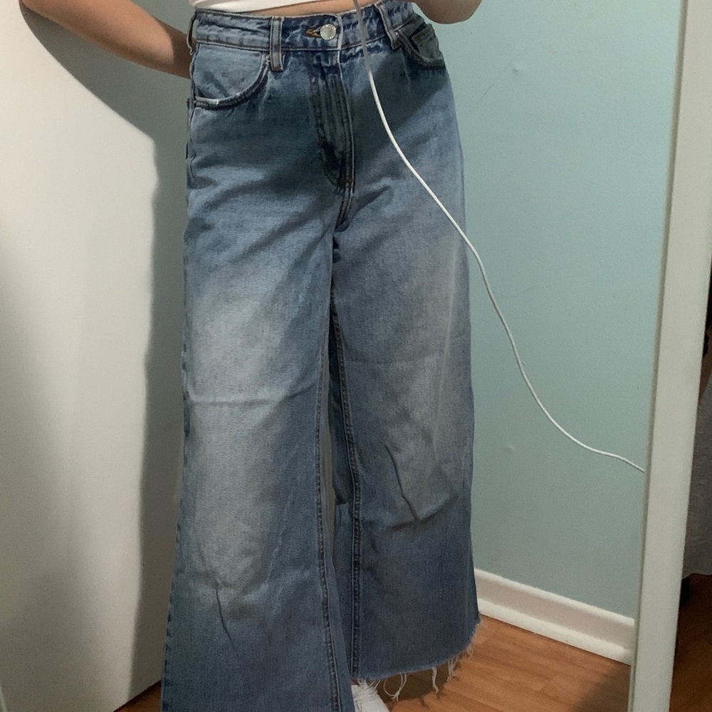 Wide leg jeans from zara
